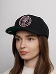 Бейсболка MITCHELL NESS арт. HP8446-IMCBLCK Miami CF MLS (черный)